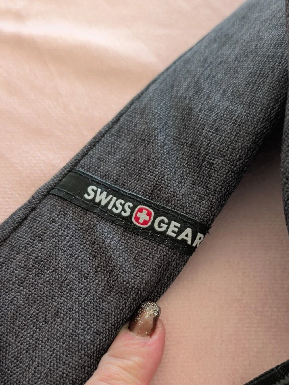 SwissGear Gray-Black Compact Travel Backpack